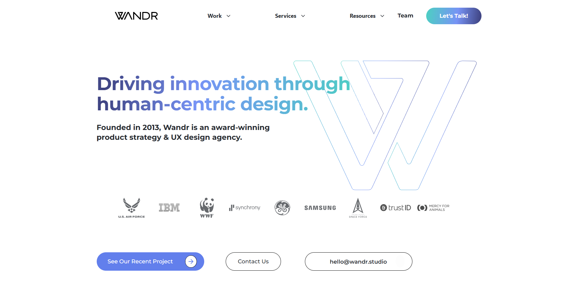 Wandr Studio is driving innovation through human-centered design
