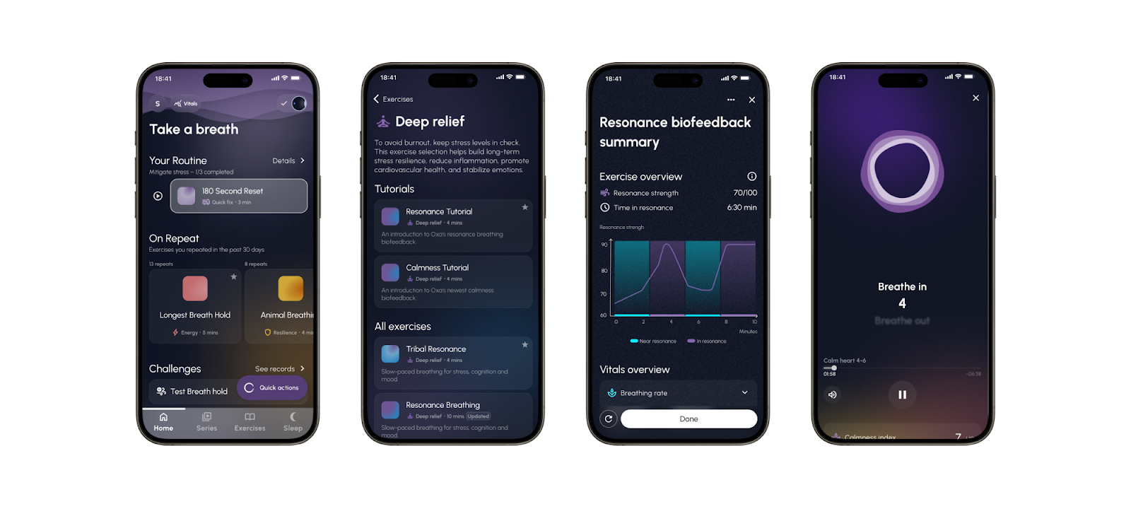 The final UI uses dark mode, but keeps the subtle gradients. The font is rounder, friendlier.