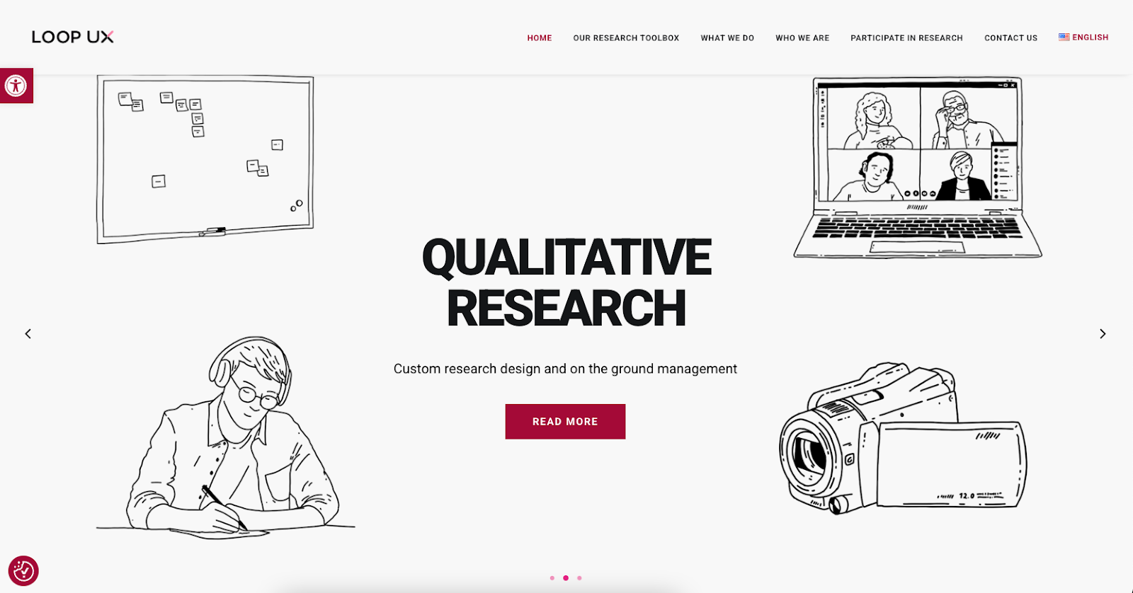 Loop UX's website says they can do custom research design and on the ground management