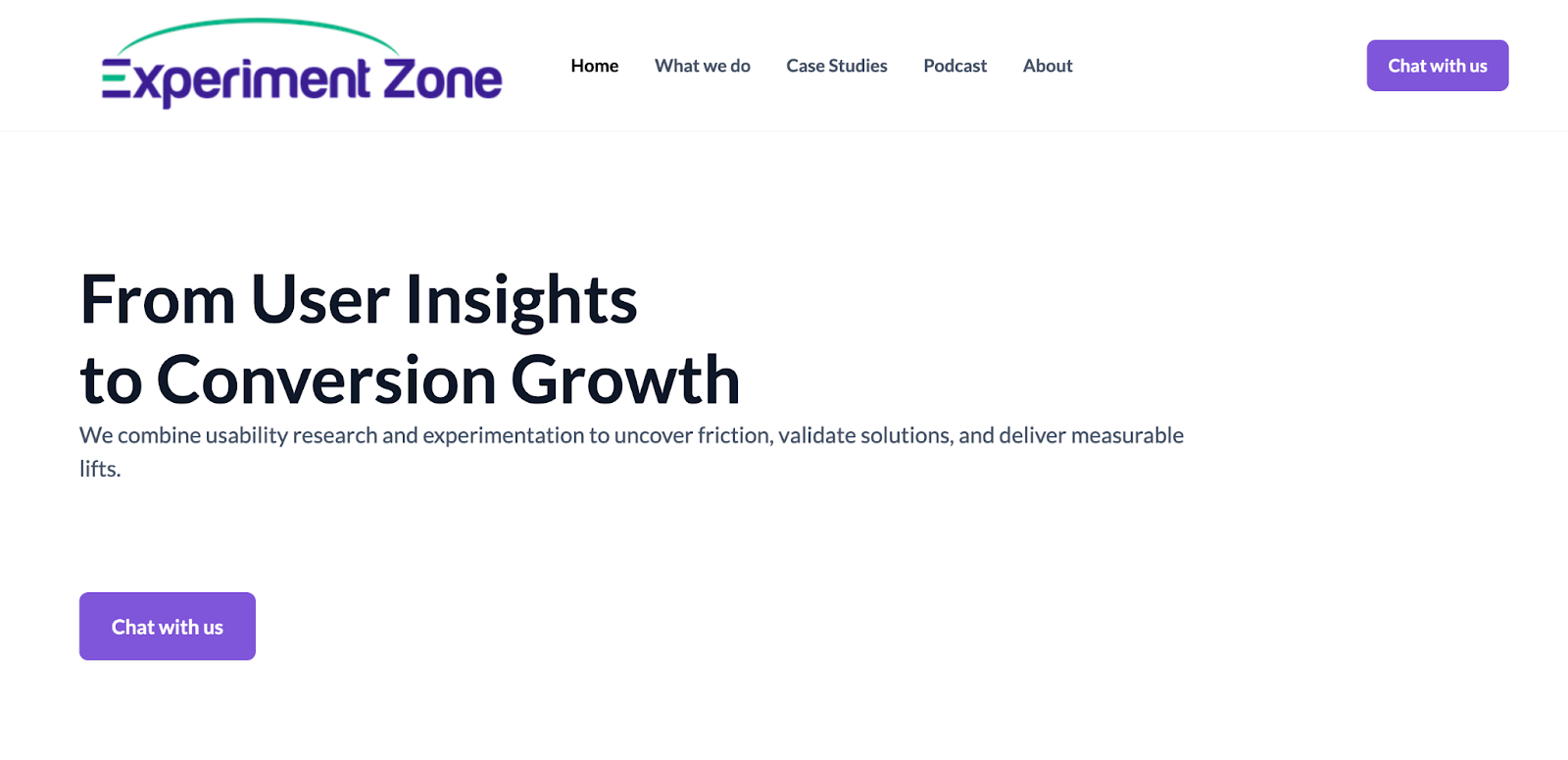 Experiment Zone combines usability research and experimentation