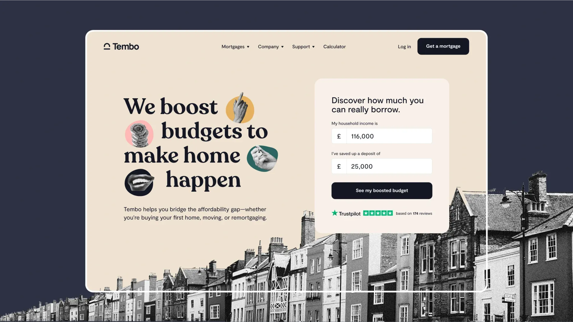 Budget app for mortgage and moving by The Bang