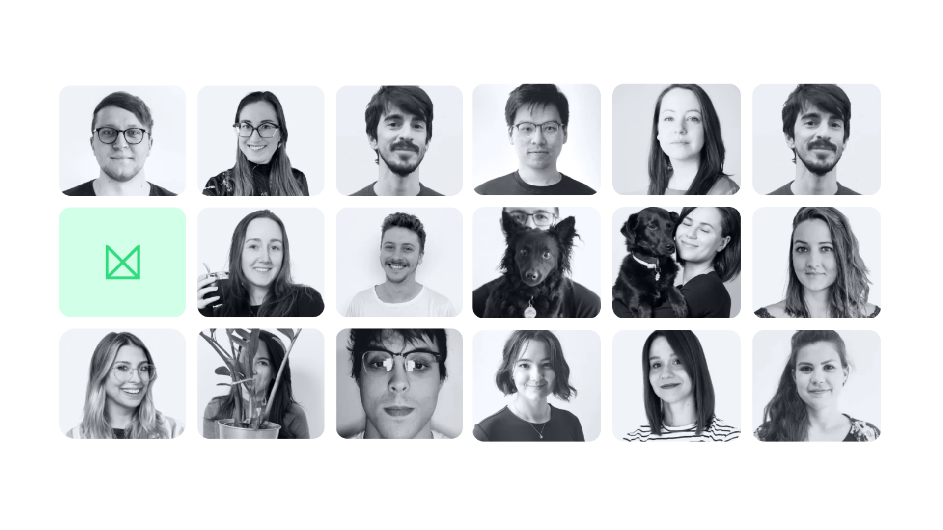 Headshots of UX studio's designers and researchers who can join as consultants