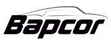 Black Bapcor logo with car silhouette outline and white background.