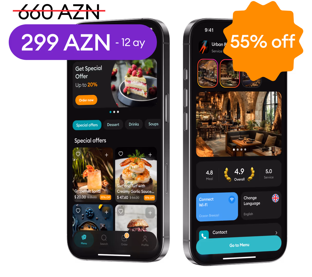 QR menu kampaniyası