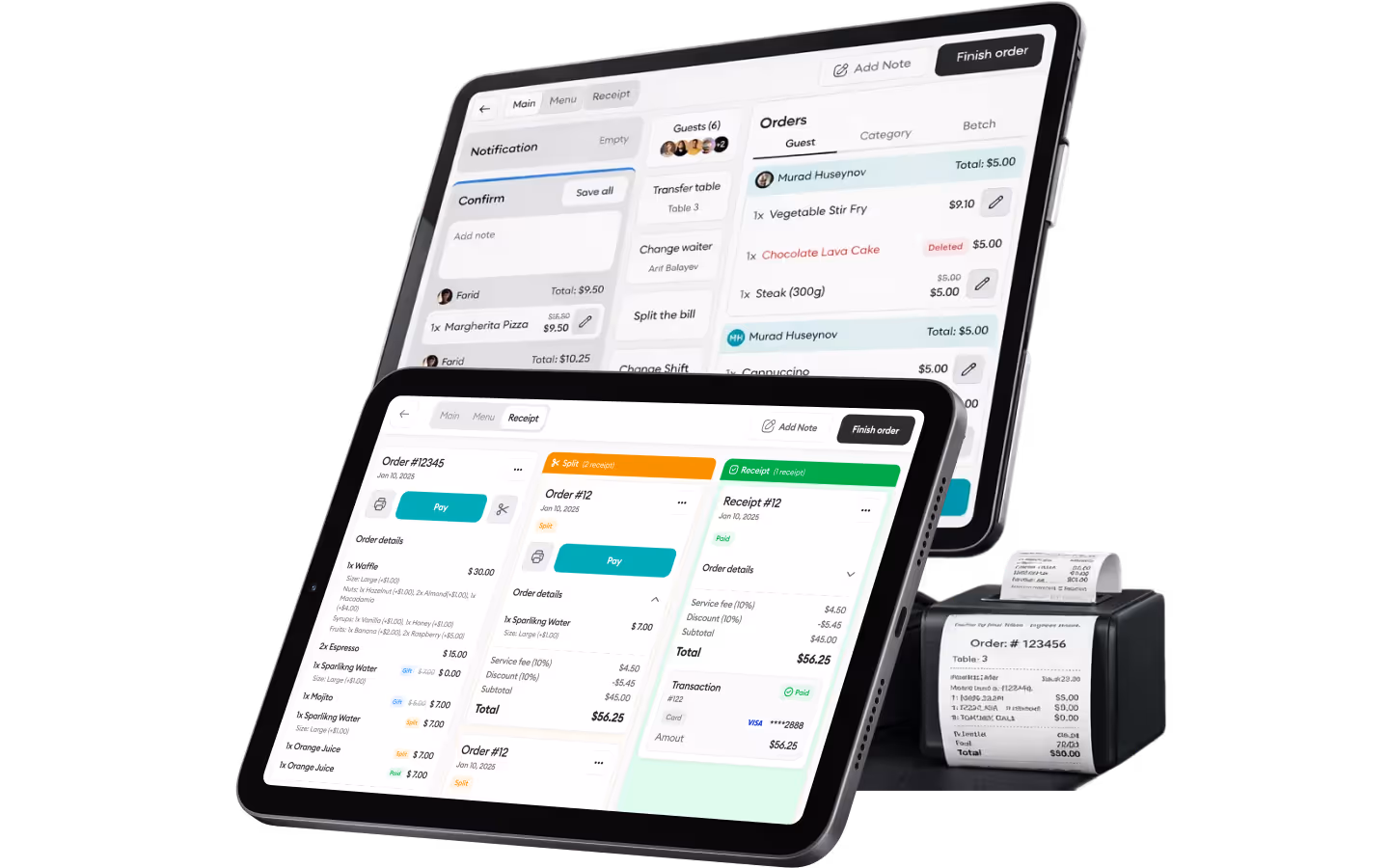 IZZY POS sistemi interfeysi