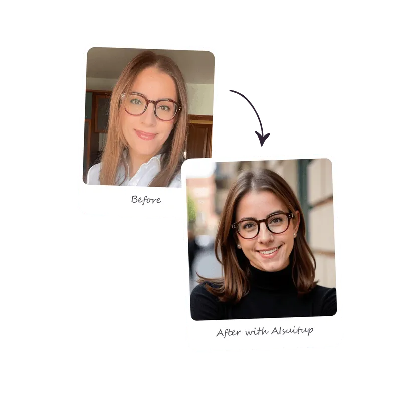 A woman with glasses and a black shirt.