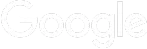 Google logo in white.