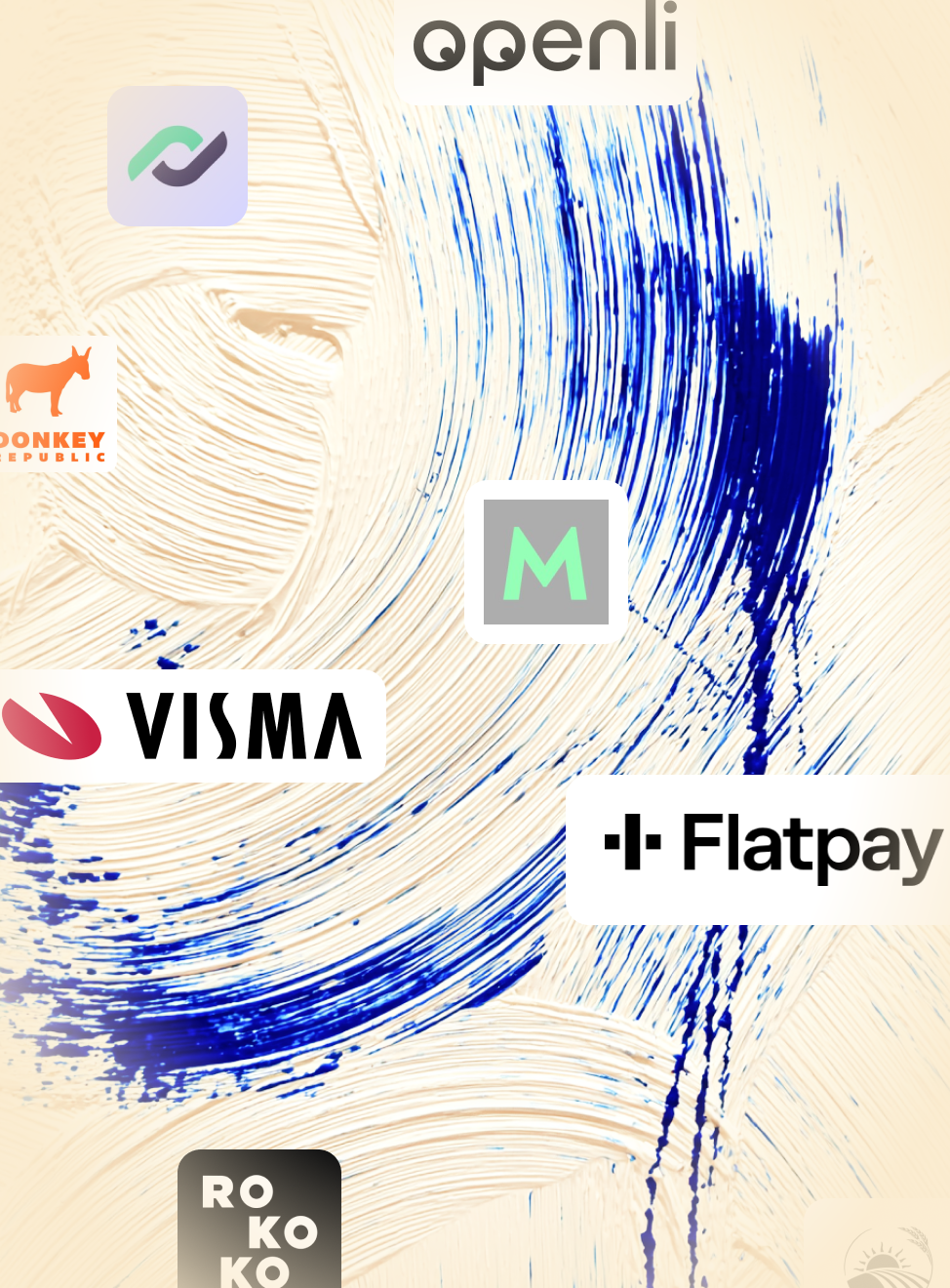 Logoer for danske virksomheder der bruger Webflow