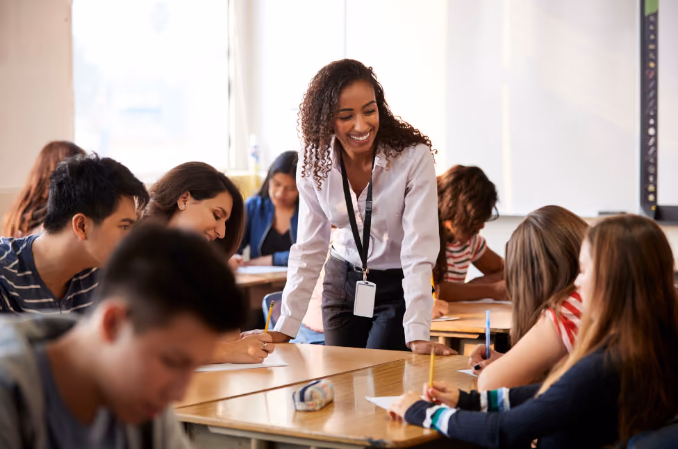 Students in an Everything Policy classroom session.
