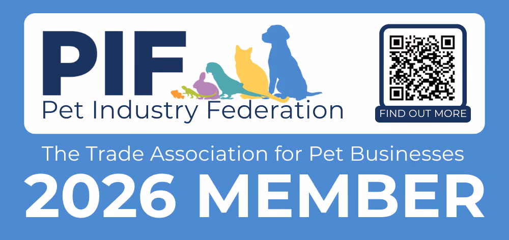 Pet Industry Federation (PIF) 2026 Member Badge