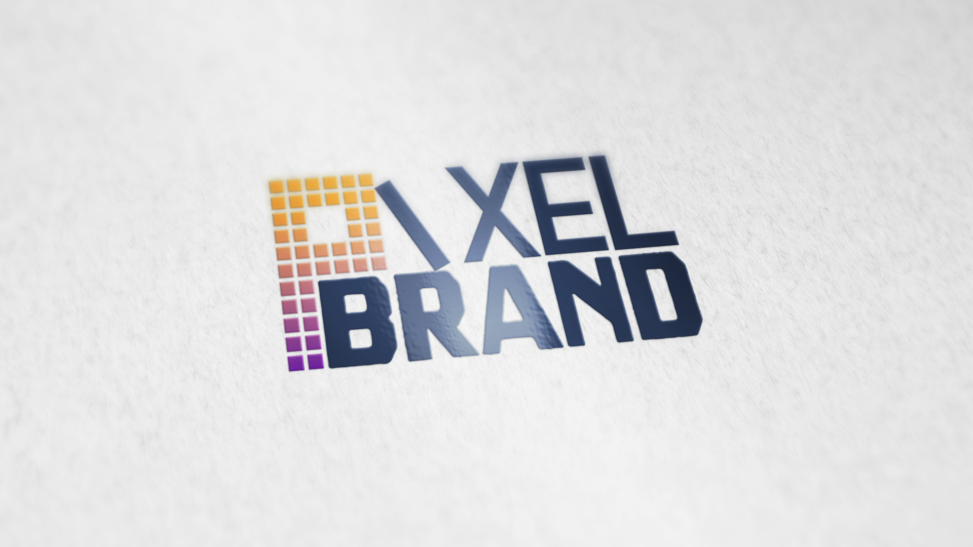 Pixel Brand Logo in high-gloss print.