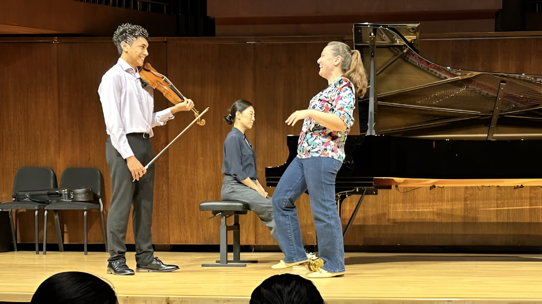 Areta Zhulla gives riveting masterclass at Starling-DeLay Symposium