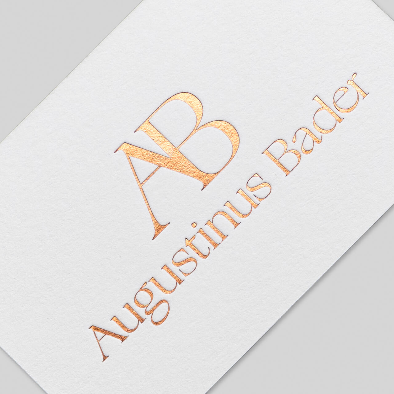 Augustinus Bader hot foil blocking
