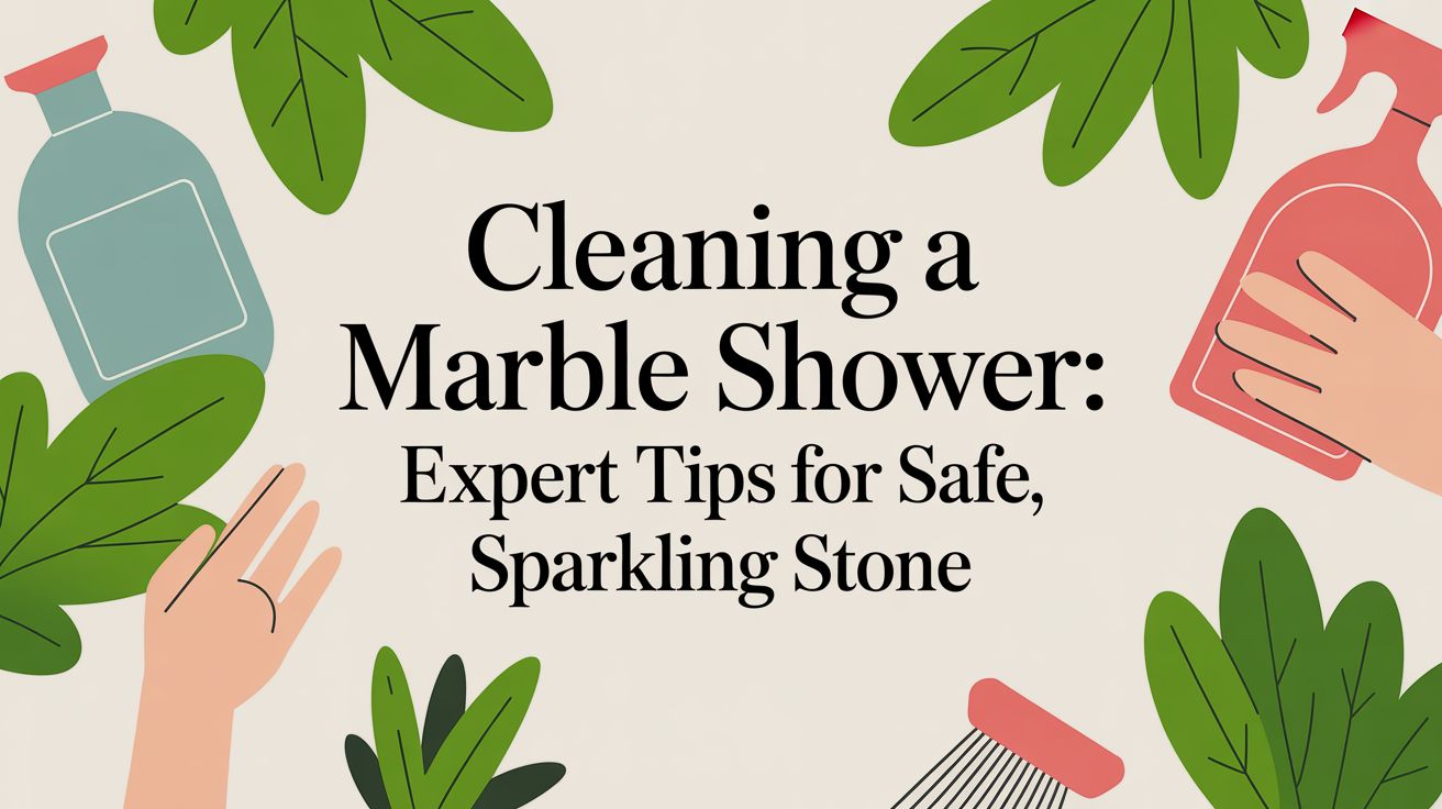 cleaning-a-marble-shower