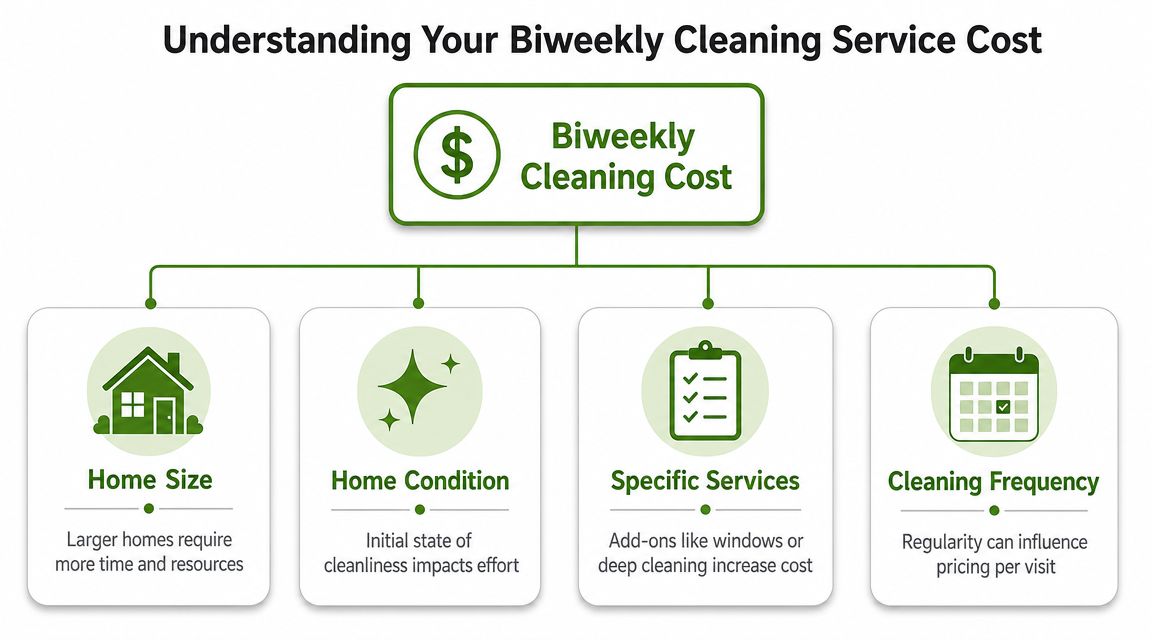 How Your Biweekly Cleaning Service Cost is Calculated