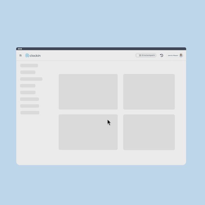 clockin im Browser: am Rechner ein- und ausstempeln