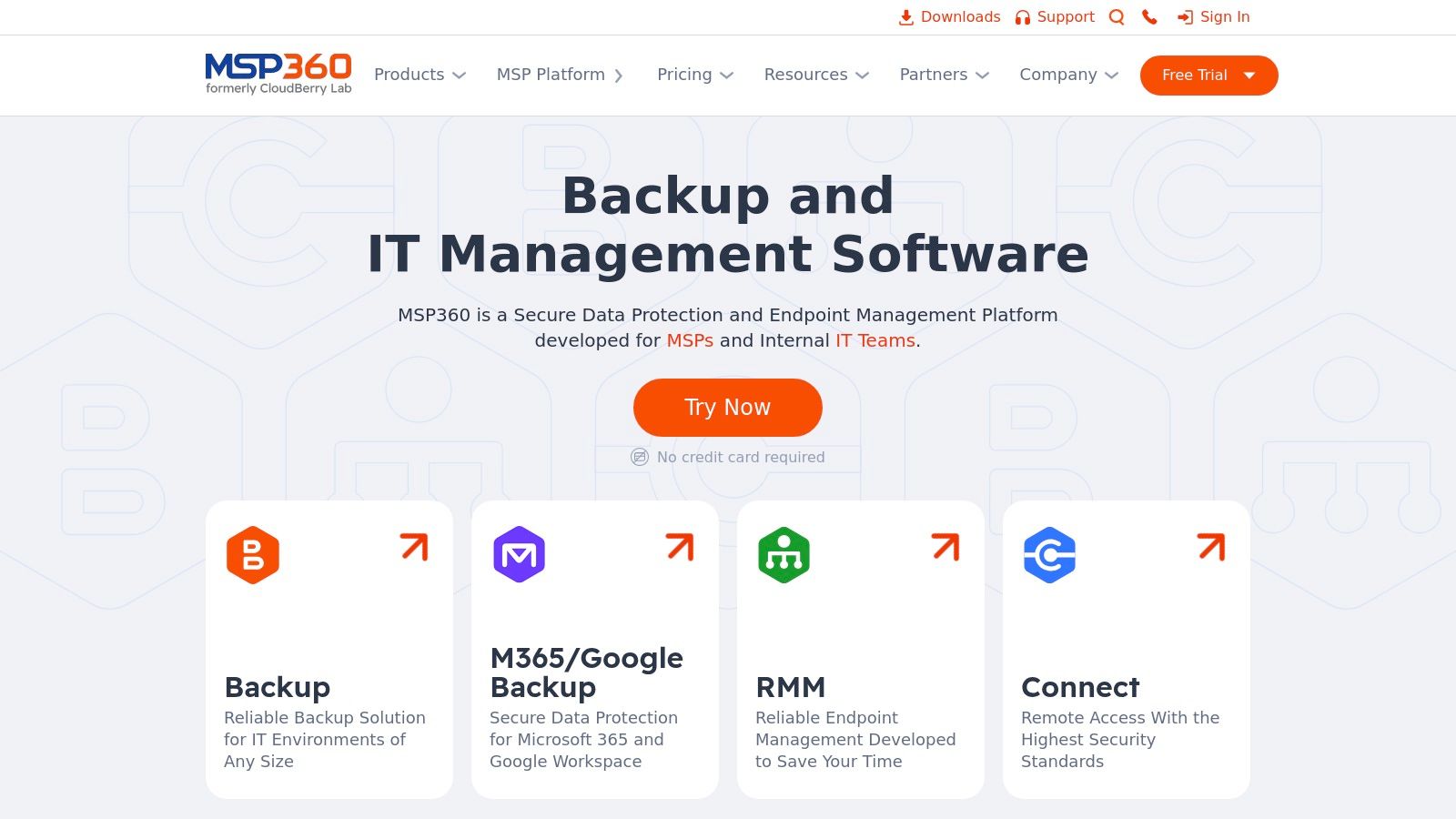 MSP360 Official Website