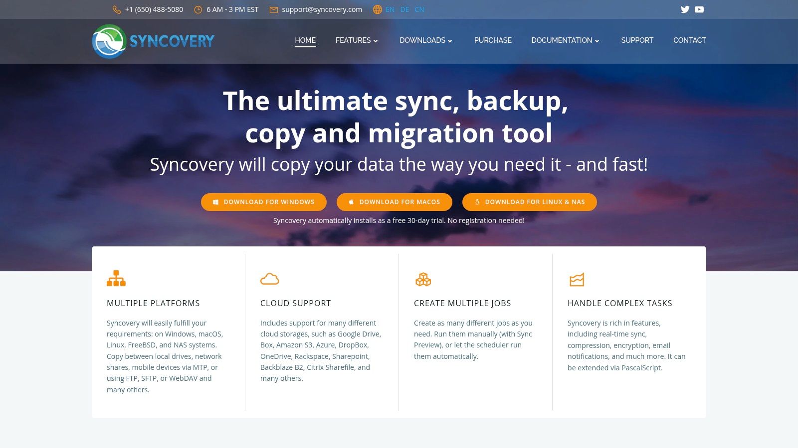 Syncovery Official Website