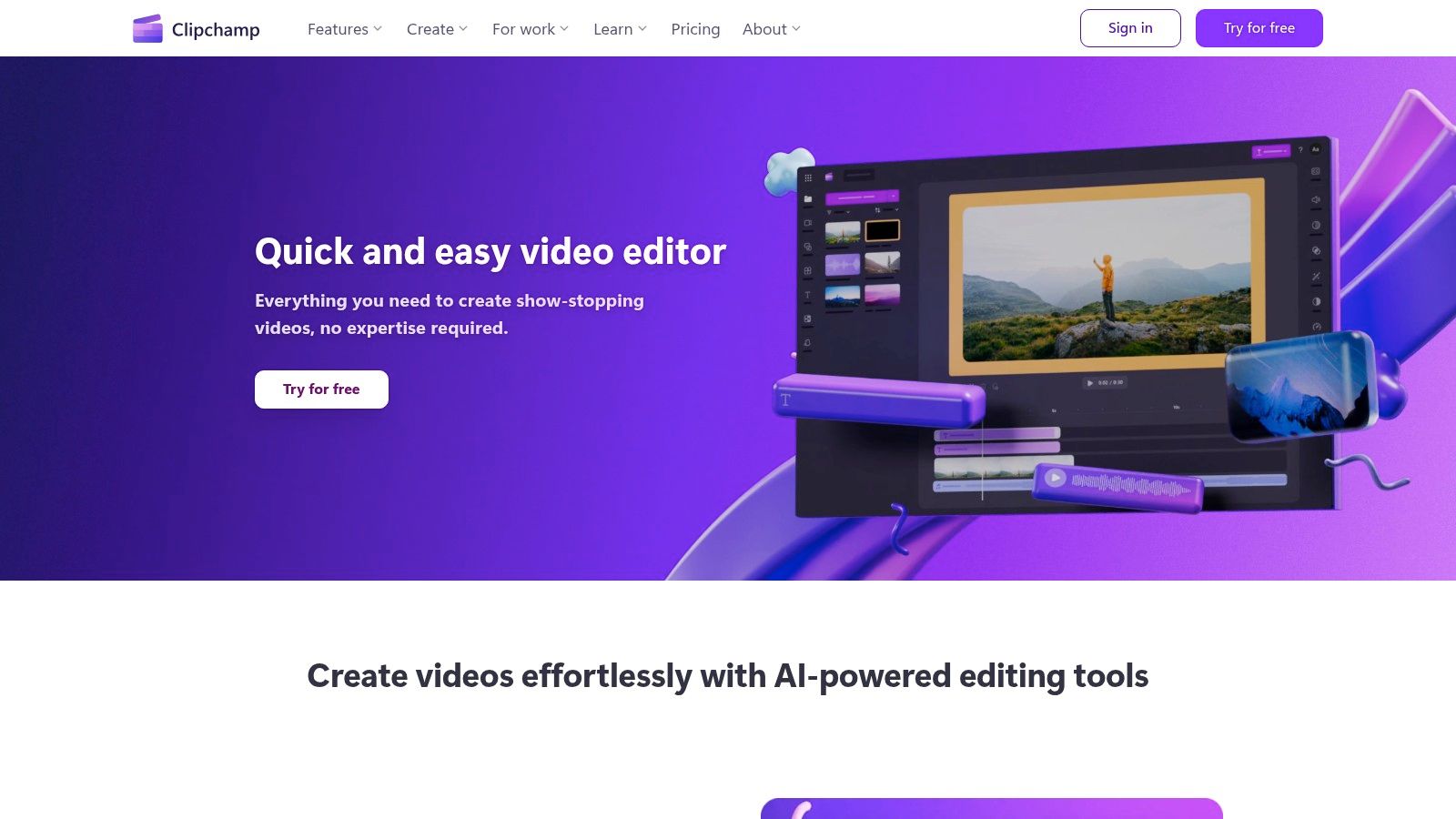 Clipchamp by Microsoft
