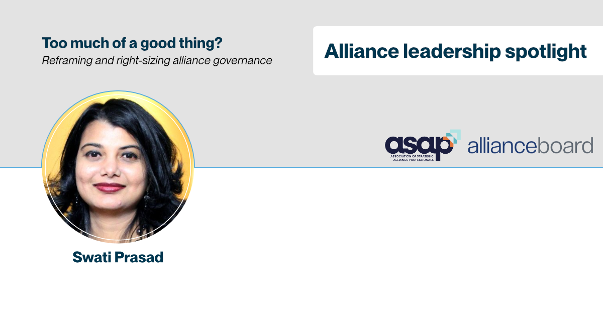Too much of a good thing? Reframing and right-sizing alliance governance