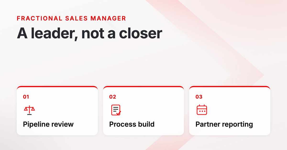 Sell Up guide, Is a Fractional Sales Manager Right for Your Accounting Firm?