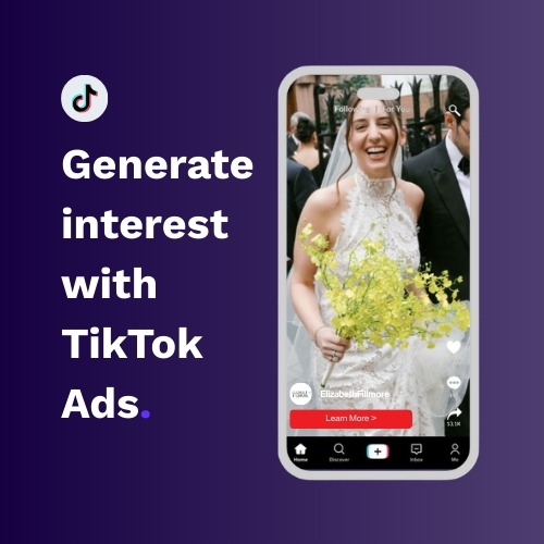 TikTok ad for bridal brand AMZ Ad firm