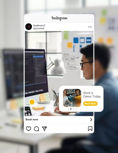 Instagram ad for bridal brand AMZ Ad firm