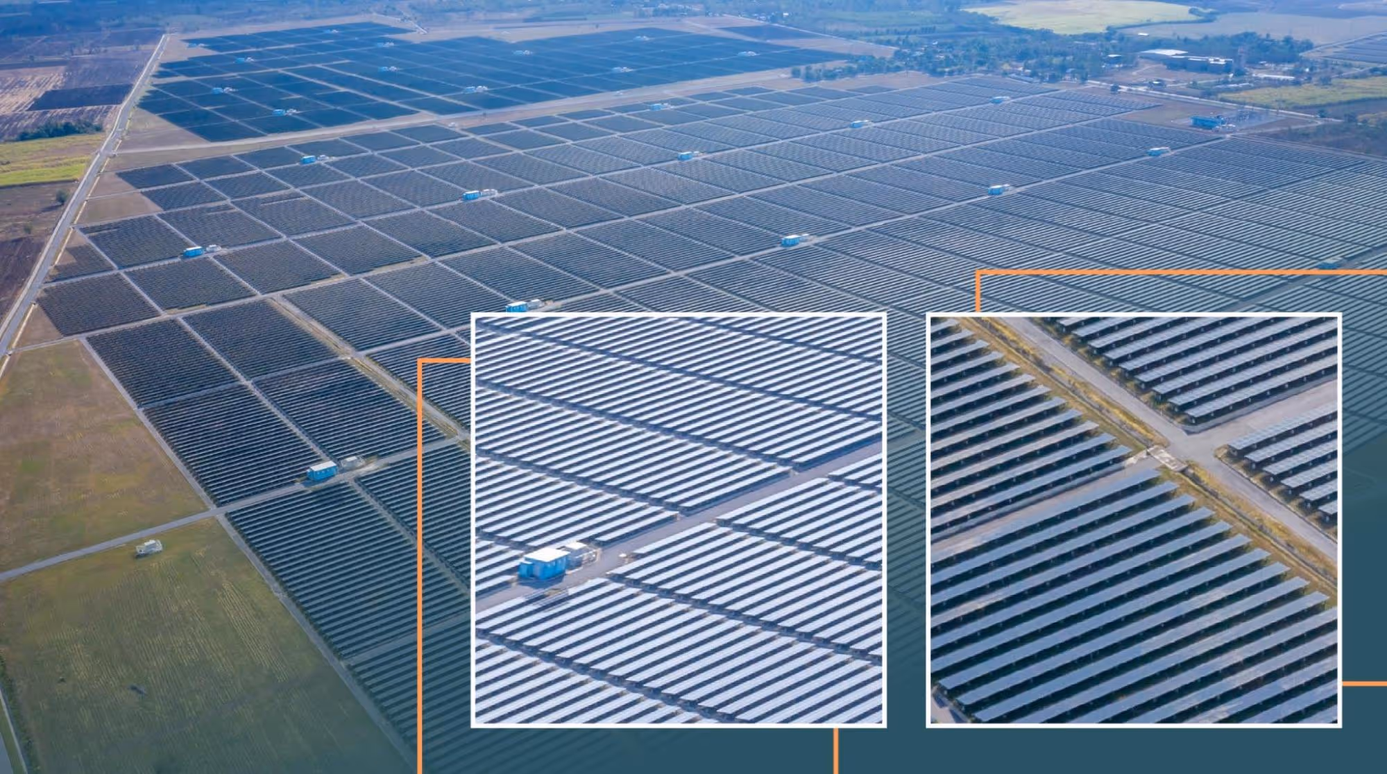 Utility-scale solar project