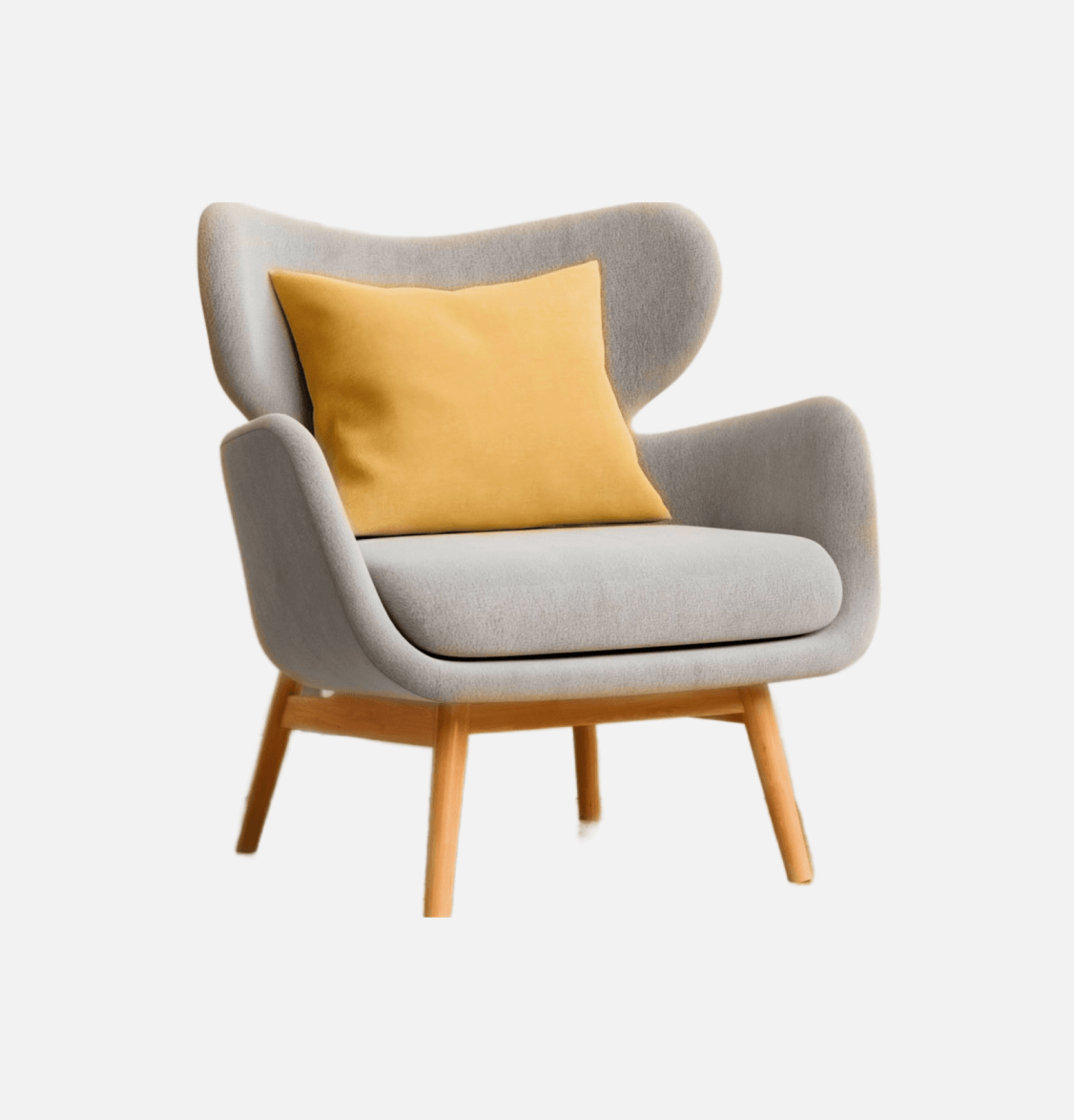 Armchair and pillow