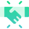 shaking hand dot influencer domain name