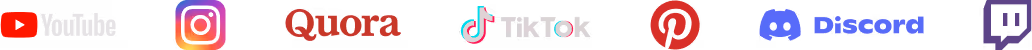 social media logos