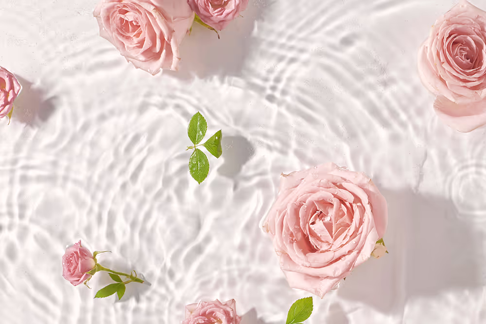 Woman getting a facial