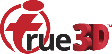 True 3D logo
