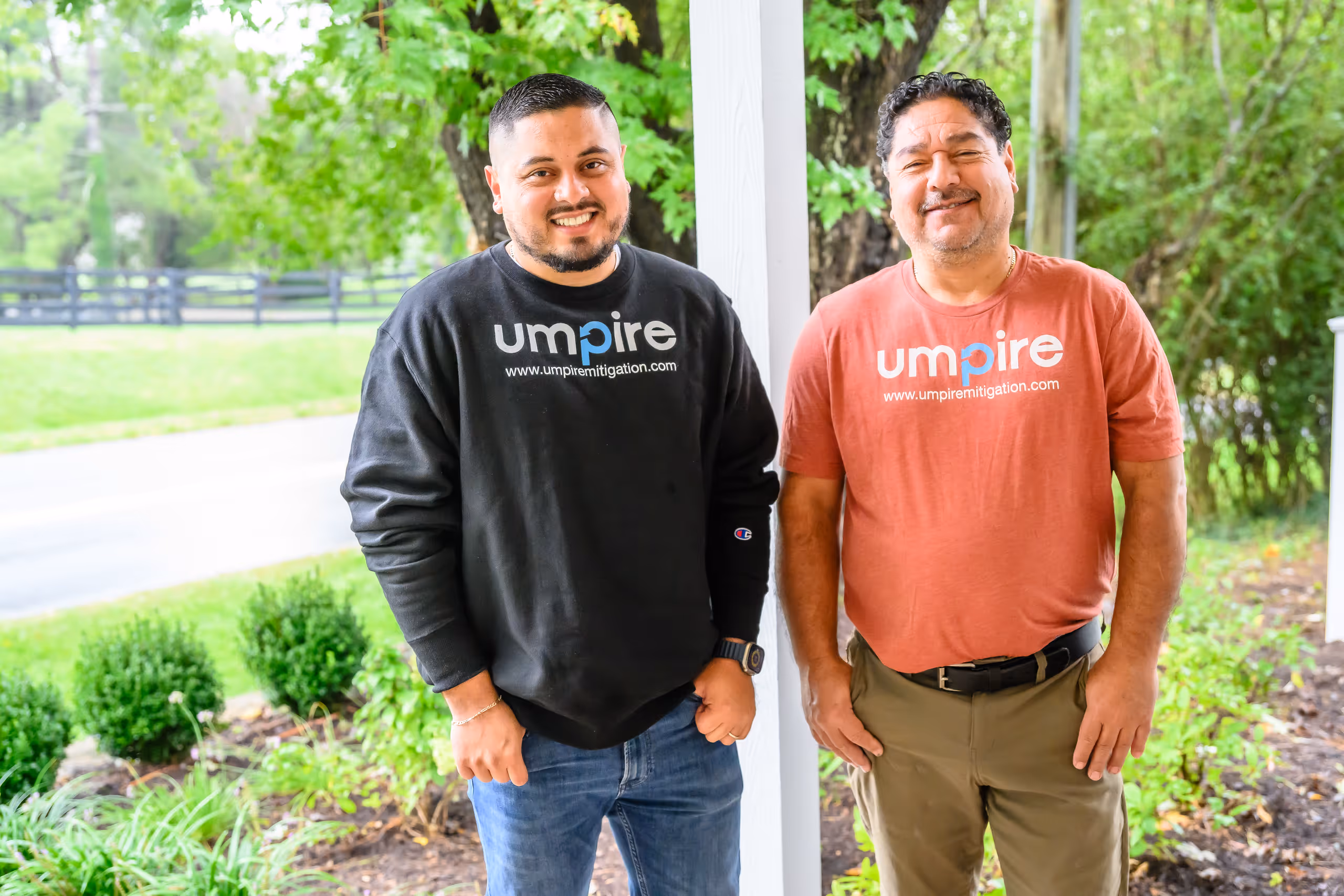 Two Umpire Mitigation team members