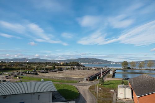 View across Kinnegar WwTW