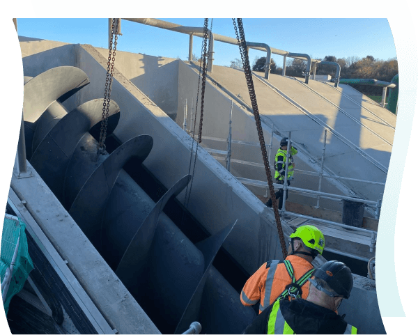 Installation of 6th Screw Pump at Ringsend wastewater treatment plant