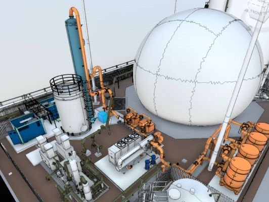 Final BIM Design of Gas Conditioning System at Ringsend WwTW