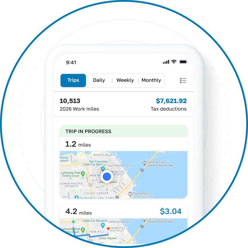 GPS mileage tracker