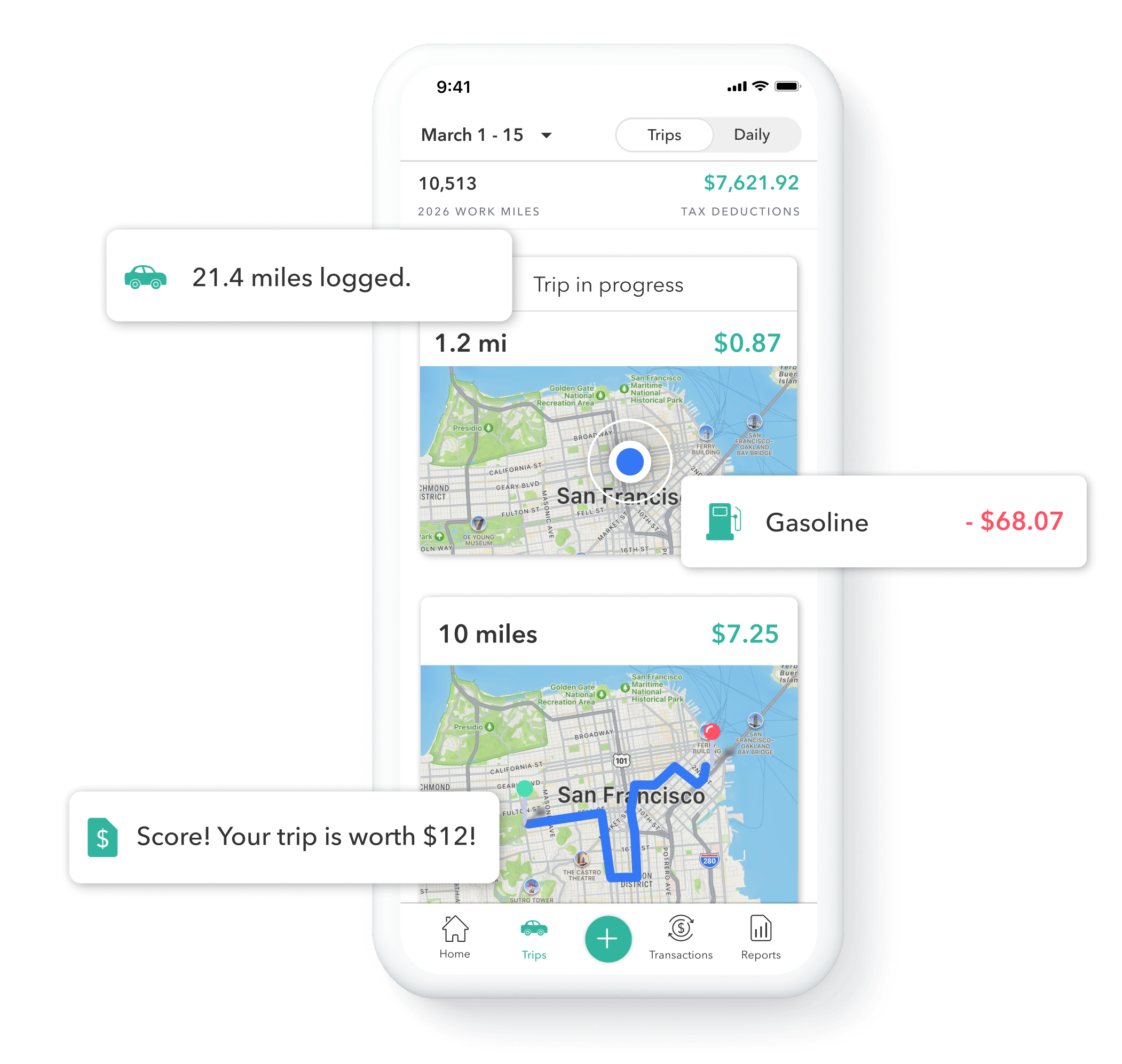 Everlance, mileage tracker app, expense tracking app