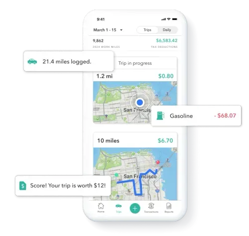 Everlance, mileage tracker app, expense tracking app