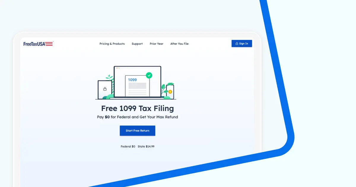1099 Tax Filing with FreeTaxUSA and Everlance