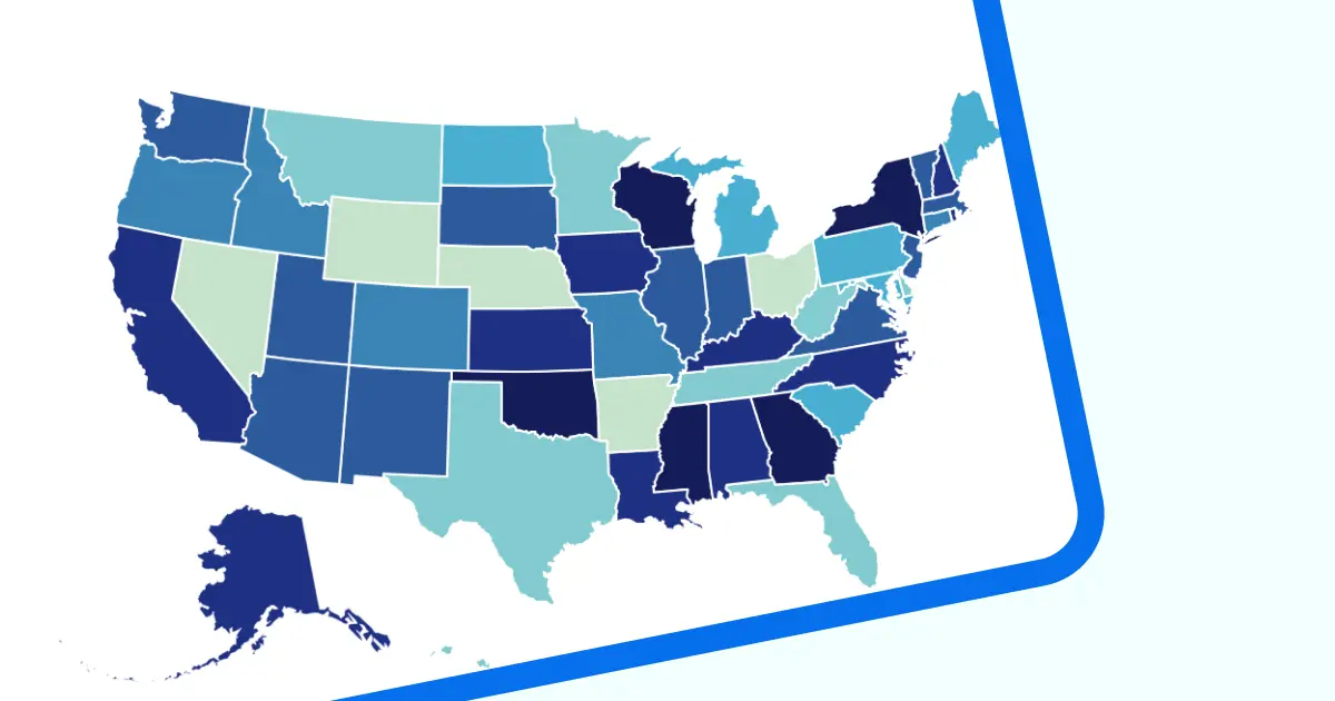 States With High, Low, and No Income Taxes