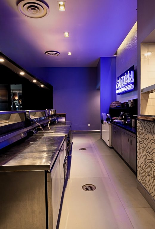 O-Ku Atlanta Behind Sushi Bar