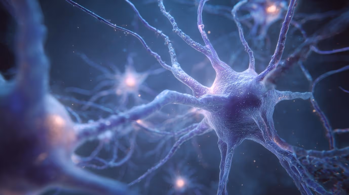A close up of a nerve cellAI-generated content may be incorrect.