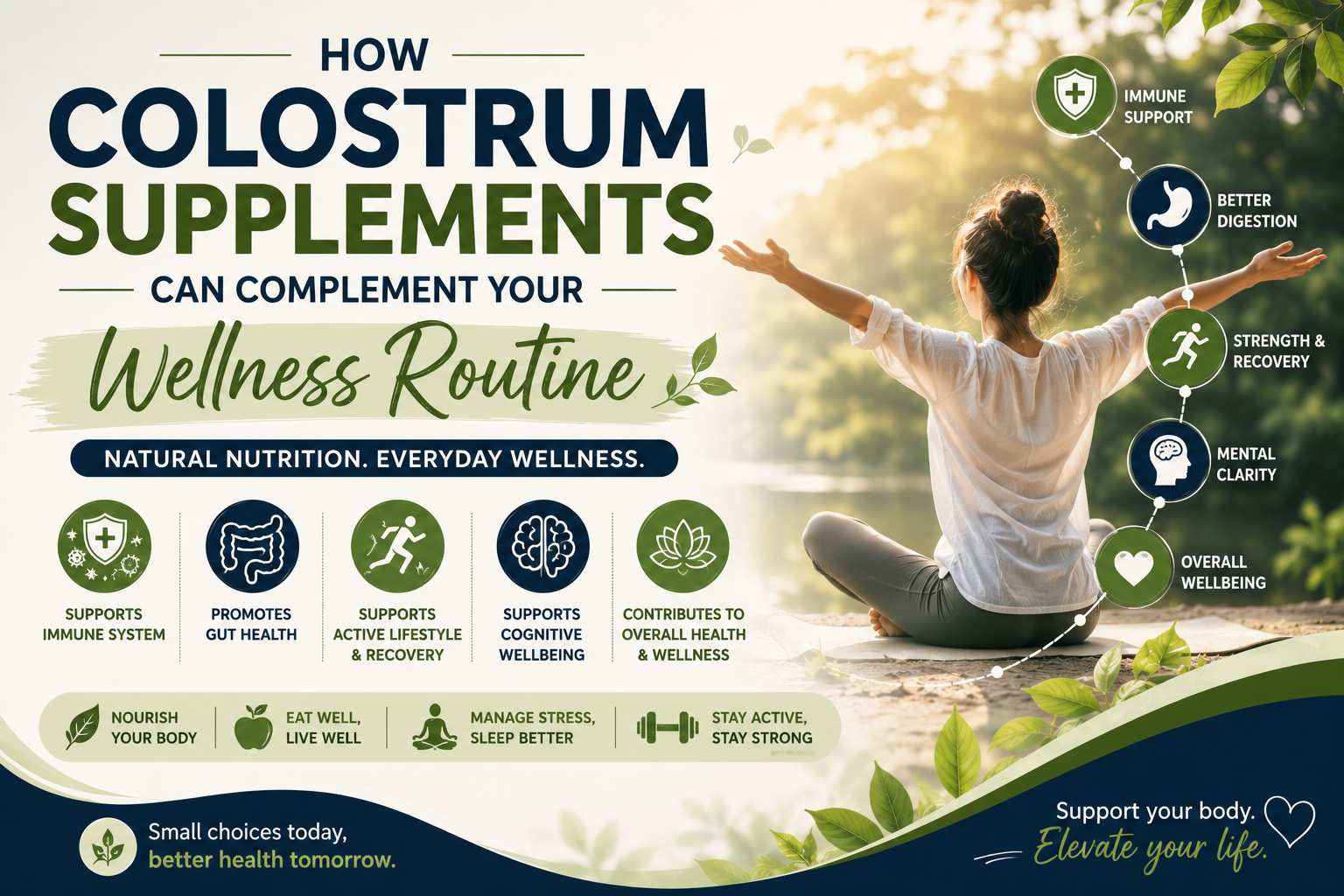 Colostrum Supplements For Wellness Routine
