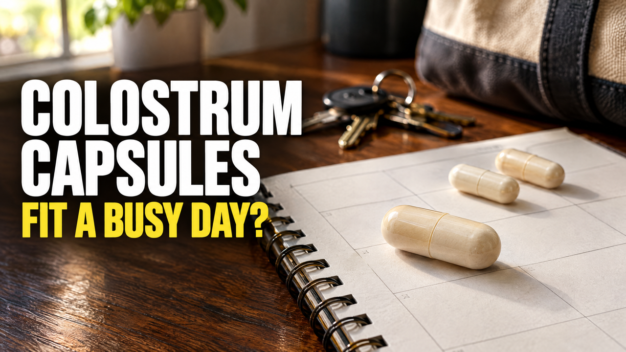 Colostrum Capsules For Busy Lifestyle