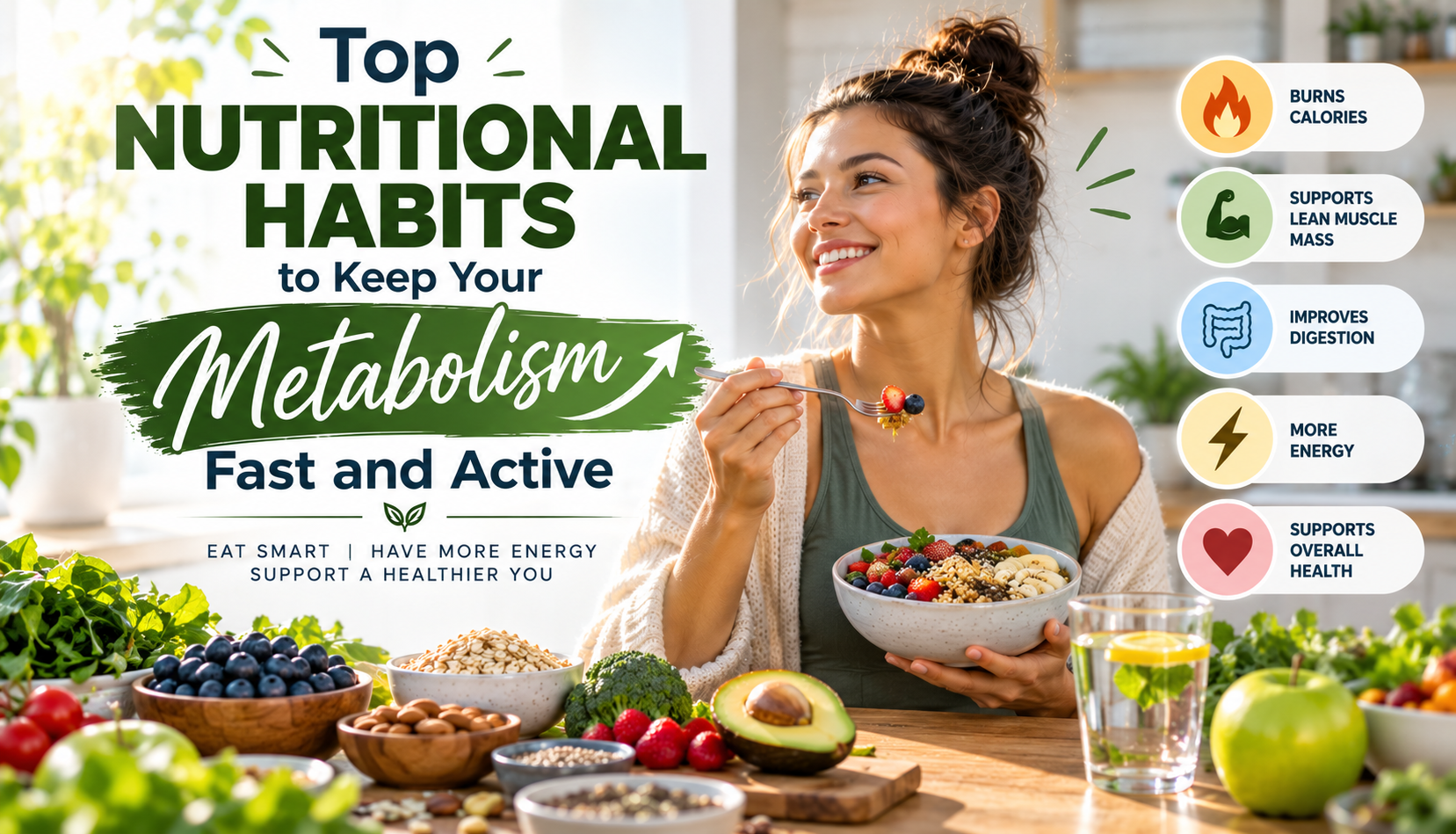 Nutritional Habits for Fast Metabolism 