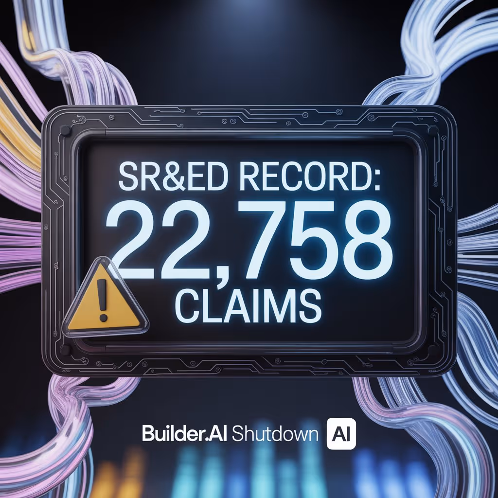 SR&ED hits a high note & Builder.ai's cautionary tale