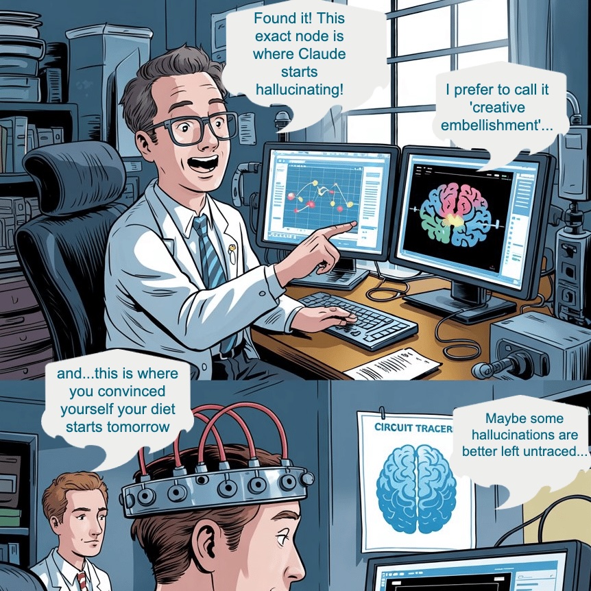 Image header for blog post article - a comic strip - Because it's April Fool's day!