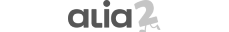 Alia2 brand logo consisting of the word 'alia' followed by a stylized '2'.